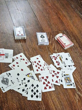 Aristocrat Playing Cards Punched Casino Deck Decks Party Set